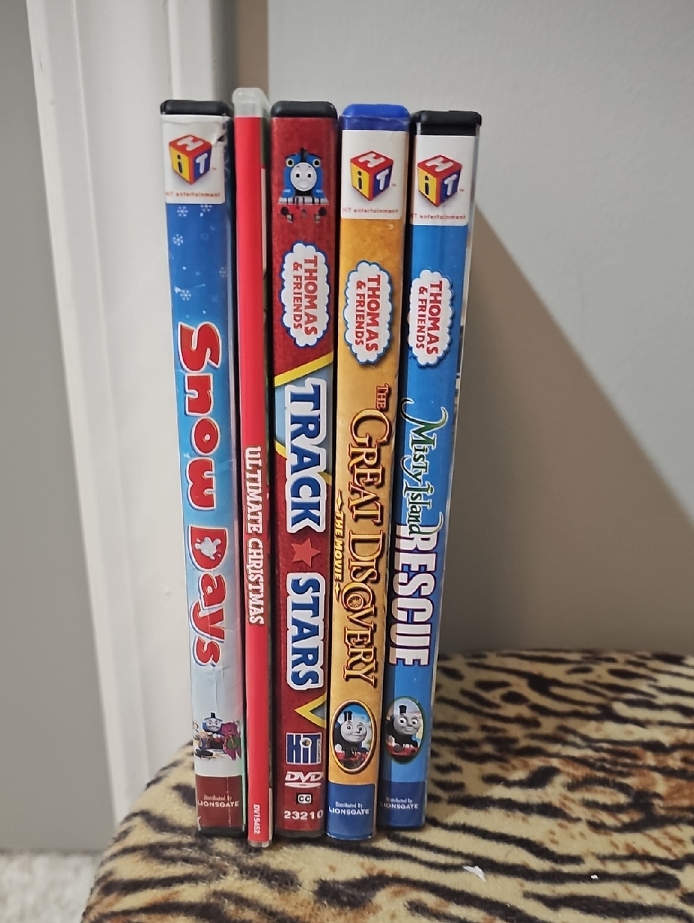 Thomas & Friends DVD Set - Blue, Red, Yellow Spines